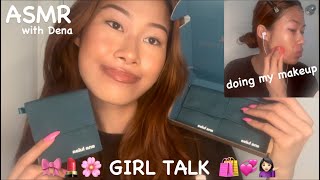 asmr - GIRL TALK GRWM 🎀💕+ layered tapping sounds // ft. Ana Luisa