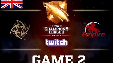 D2CL Season 5: NiP - Team Empire [ENG] Game 2