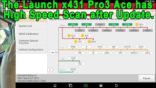 Game-Changing Update! Launch X431 Pro3 Ace Get High-Speed Topology Scan