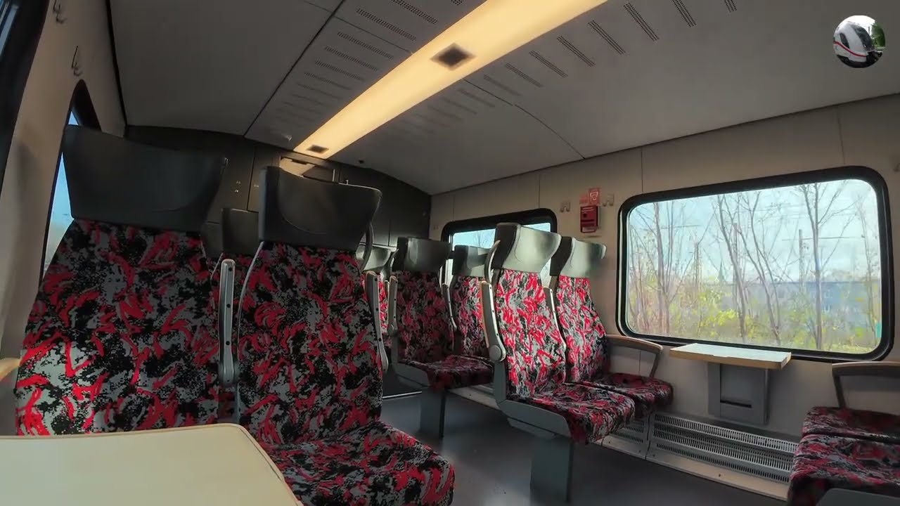 Güter und Personenverkehr an der Eisenbahnstrecke Oberhausen nach Arnheim