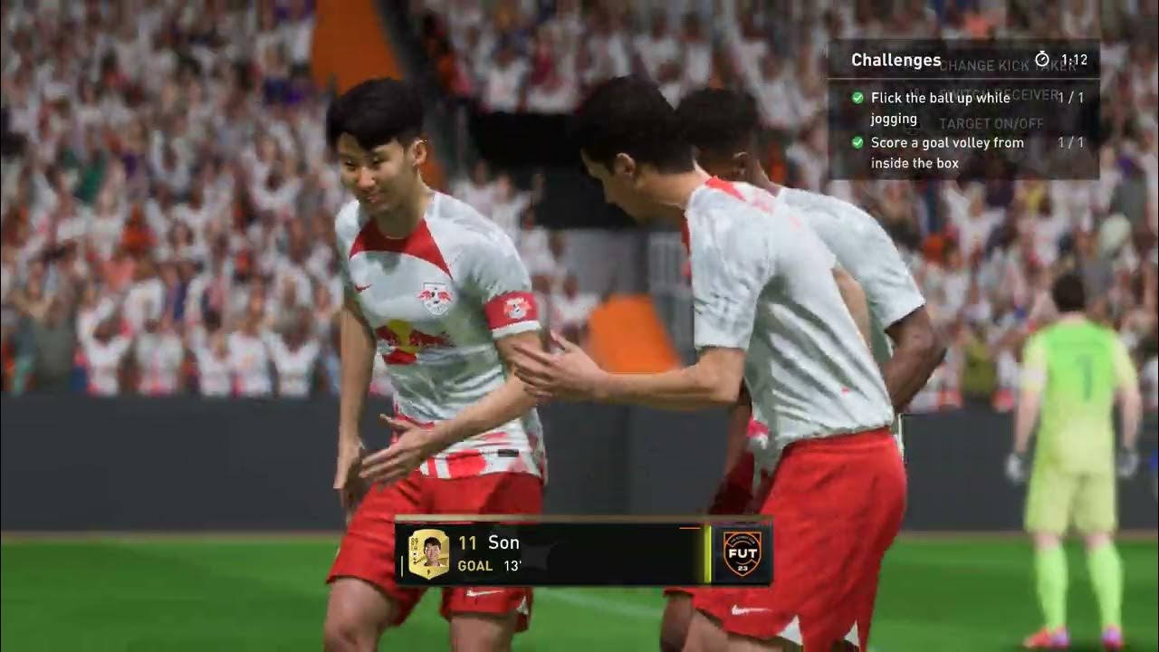 FLICK THE BALL UP WHILE JOGGING FIFA 23 FUT Moments Ring Toss