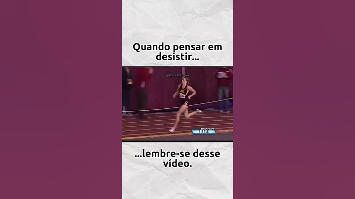 Um vídeo inspirador para quando pensar desistir #corrida #atletismo #esportes #motivacional