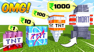 Minecraft But I Can BUY CUSTOM TNT!