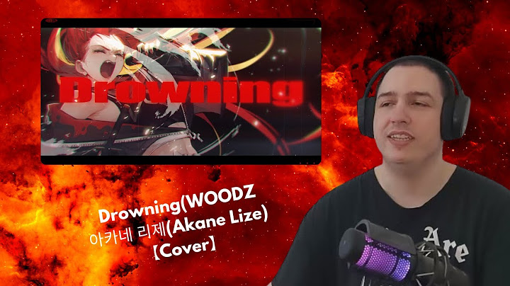 Vtuber Fan Reacts To Drowning(WOODZ)ㅣ아카네 리제(Akane Lize) 【Cover】