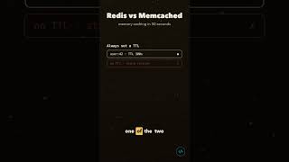 Redis vs Memcached in 50 Seconds