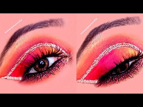 Sunset Eye Makeup Tutorial I MakeUpByMummmtaj