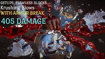 Mortal kombat 11 aftermath : Subzero Flawless,Getups Krushing Blows With Armor break Combos