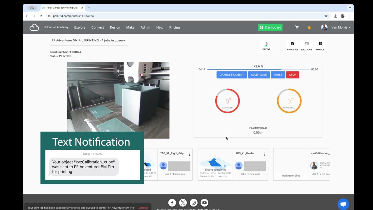 How to Slice and Print on Polar Cloud (polar3d.com)