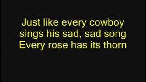 Poison-Every Rose Has Its Thorn