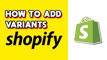 How to Add Variants Shopify! (Quick & Easy)
