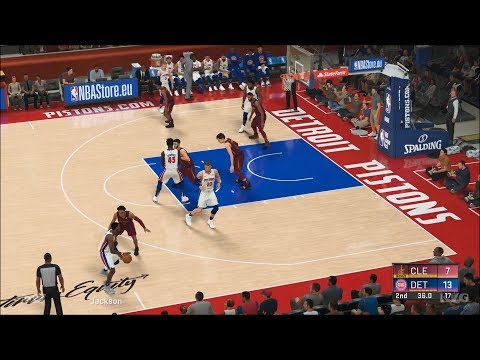 NBA 2K20 Detroit Pistons Vs Cleveland Cavaliers Gameplay PS4 HD 1080p60FPS