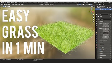 Create Grass in Blender in 1 minutes | Beginner Tutorial