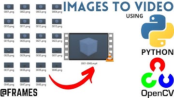 How to convert image sequence to video using opencv and python(010)