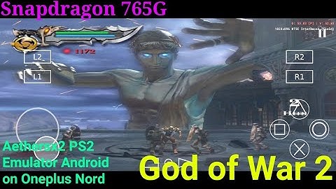God of War 2 on Oneplus Nord | Aethersx2 PS2 Emulator Android Snapdragon 765G