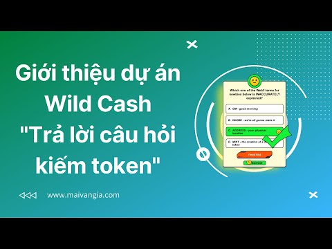 Hướng dẫn sử dụng Wild Cash - Kiếm tiền từ trả lời câu hỏi #wildcash