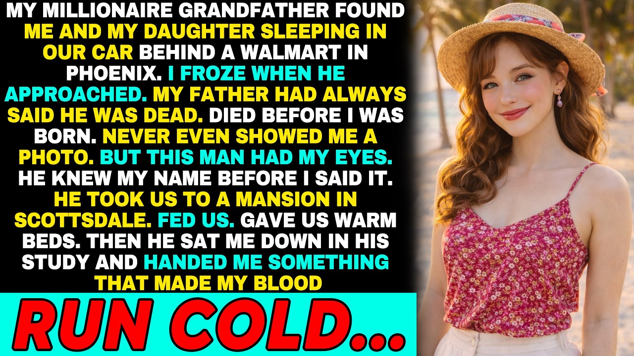 I Was Sleeping in My Car with My 5-Year-Old… Then My “Dead” Grandfather Found Us After 20 Years