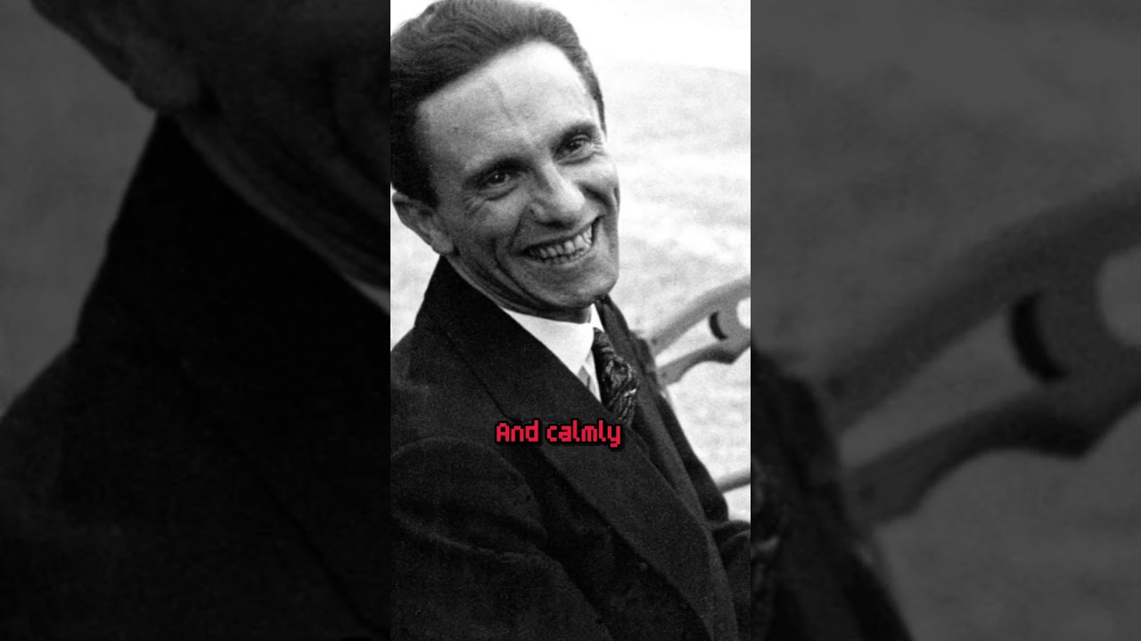 The Eyes Of Pure Hate (Joseph Goebbels)