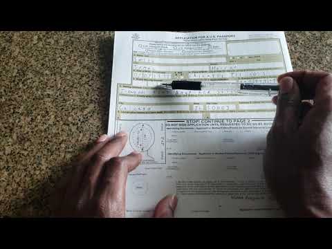 Video: How To Fill Out A State Duty Receipt For A Passport