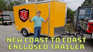 New Coast To Coast Enclosed Trailer! This Thing Is Bright!