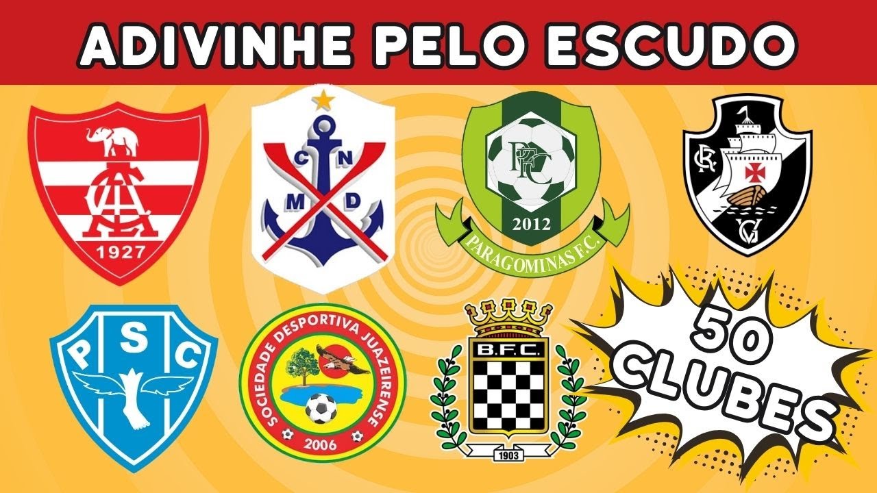 ADIVINHE O TIME COM ESCUDO DO CLUBE AMPLIADO  NÍVEL DIFÍCIL - QUIZ DE  FUTEBOL 2022/23 