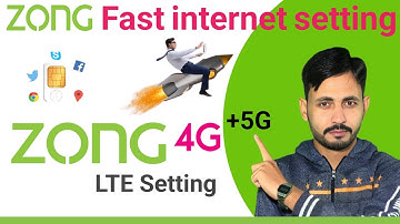 Zong Internet Setting | Zong 4g Internet Setting | Zong APN Setting | Internet Fast Setting