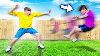 SUPERHUMAN PRANK ON LITTLE BROTHER!