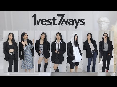 Phối 7 Bộ Đồ Với 1 Áo Vest  1 Vest 7 Ways (THE LIN MIX EP.04)