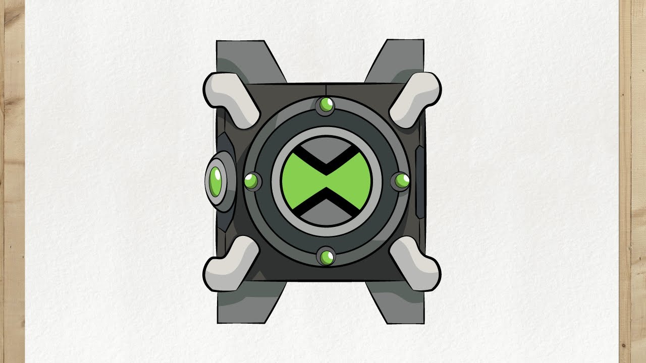 Desenho Do Relógio Do Ben 10 - FDPLEARN