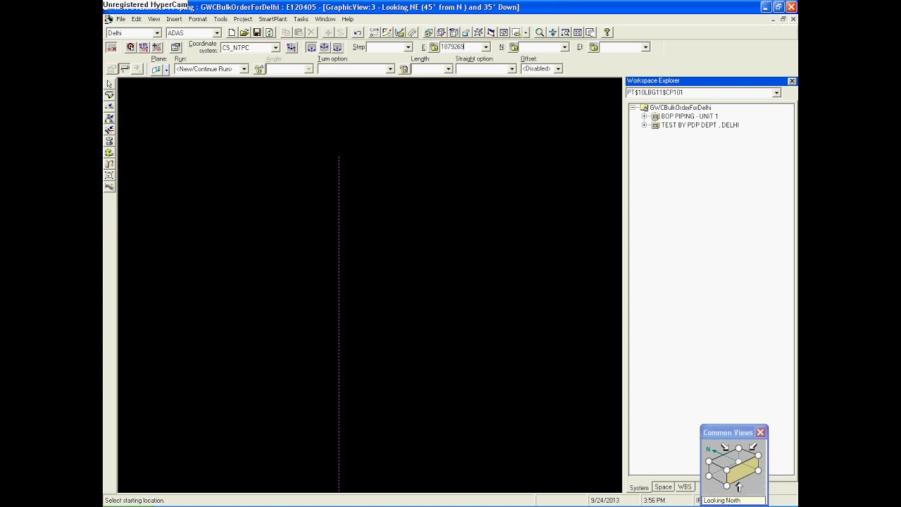 route pipe with coordinate control || SP3D Command || Smartplant3D