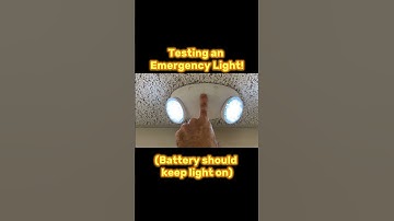Testing an emergency light per NFPA 101:7.9￼ #facilitiesmaintenance