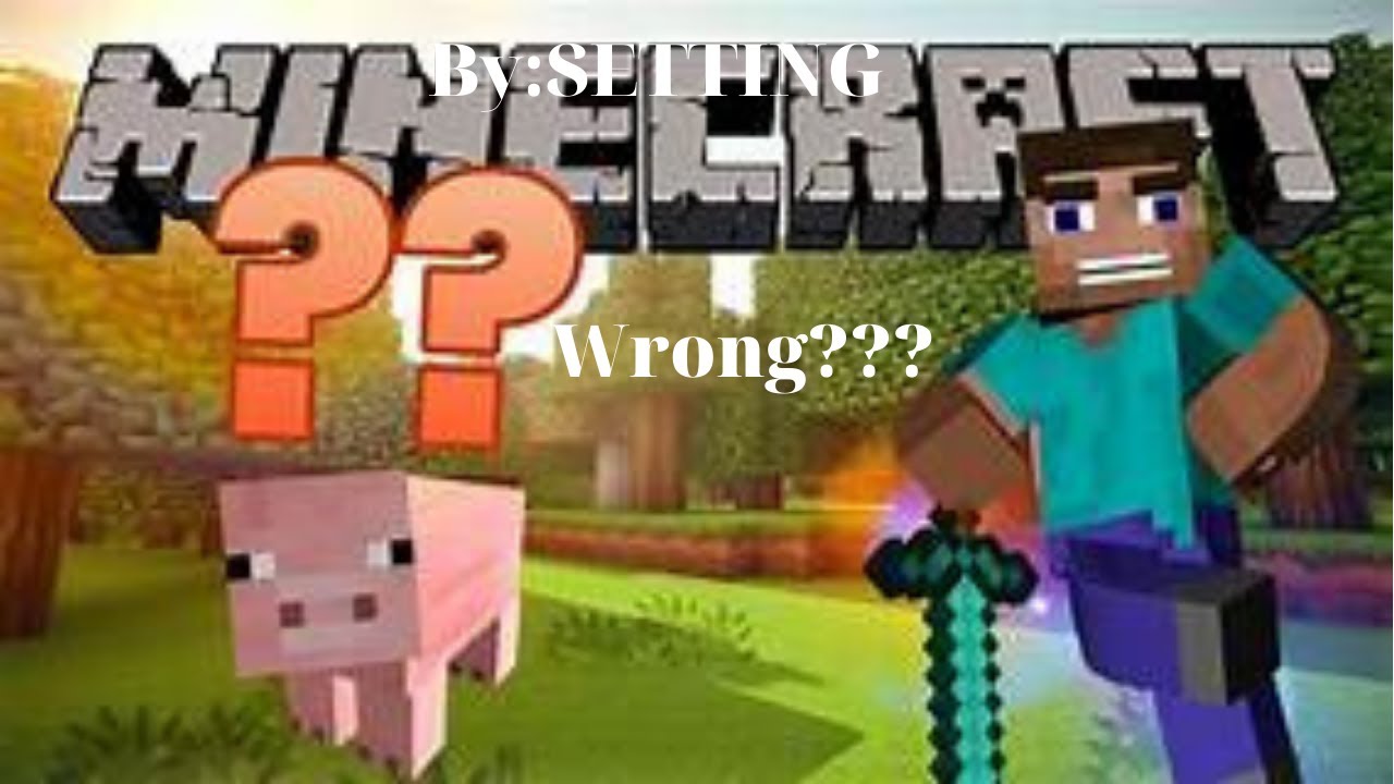 Minecraft #1 but somethings is wrong - YouTube