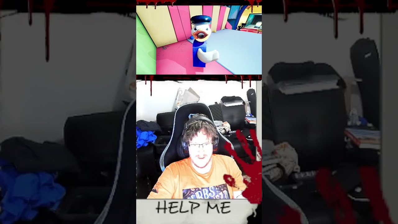 Duck choking on it's own balls | 