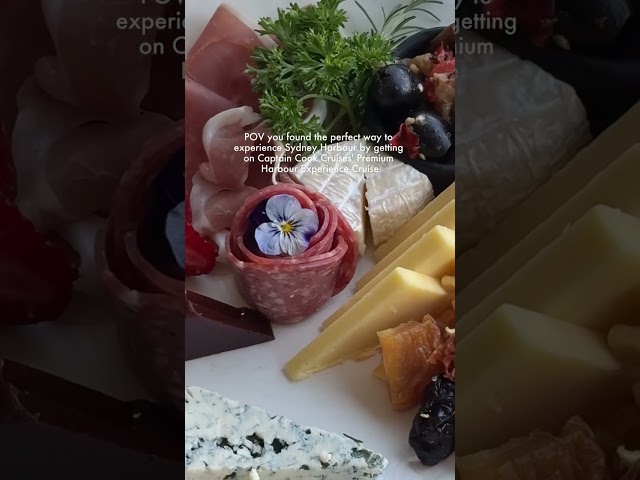 Picture this: Sydney Harbour, a chilled glass of wine in hand, and an Australian Cheese & Charcuterie Board to share as 