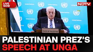 Palestine President LIVE | Palestinian President Mahmoud Abbas Full Speech At UN General Assembly