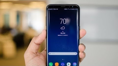 How to get the SAMSUNG GALAXY NOTE 8/S8+/S8 WEATHER WIDGET In any android nougat devices.