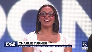Olympus High softball pitcher breaks state career strikeout record