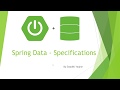 Spring data jpa specifications