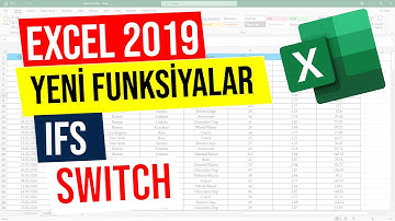 Excel 2019 - IFS funksiyası , SWITCH funksiyası I Yeni Excel funksiyaları (praktiki tapşırıqlar ilə)