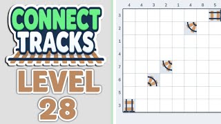 Connect Tracks: Logic Puzzle Level 28 Gameplay Solution