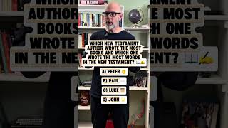 Who wrote what in the Bible? #BibleTrivia #quiz #trivia