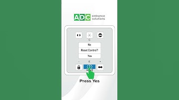 How to reset a Record STA20 operator with the BDE D program switch. #automaticdoor  #automaticdoors
