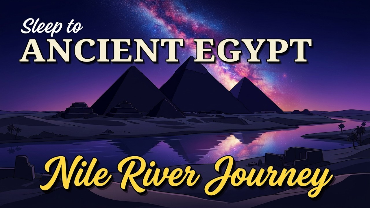 Sleep in ANCIENT EGYPT Mythology | Nile River Journey | Sleep Story for ...