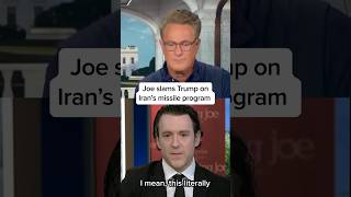 Joe slams Trump on Iran’s missile program