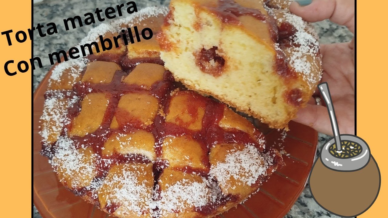 Torta matera con membrillo /receta facil 