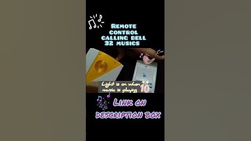 Thumbnail of #shorts  Musics of Remote Control DoorBell #review #doorbell #callingbell #music #melody  #easy