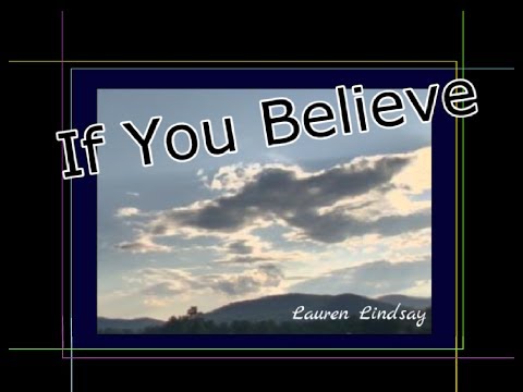 🎶Christian Rap/R&B "If You Believe" Lyric Music Video - Lauren Lindsay