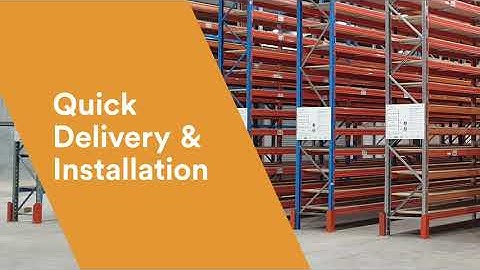 Pallet Racking Installation Time Lapse Video