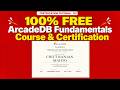 100% FREE 🚀 ArcadeDB Fundamentals Course & Certification | Learn Graph DB Fast #arcadedb #free