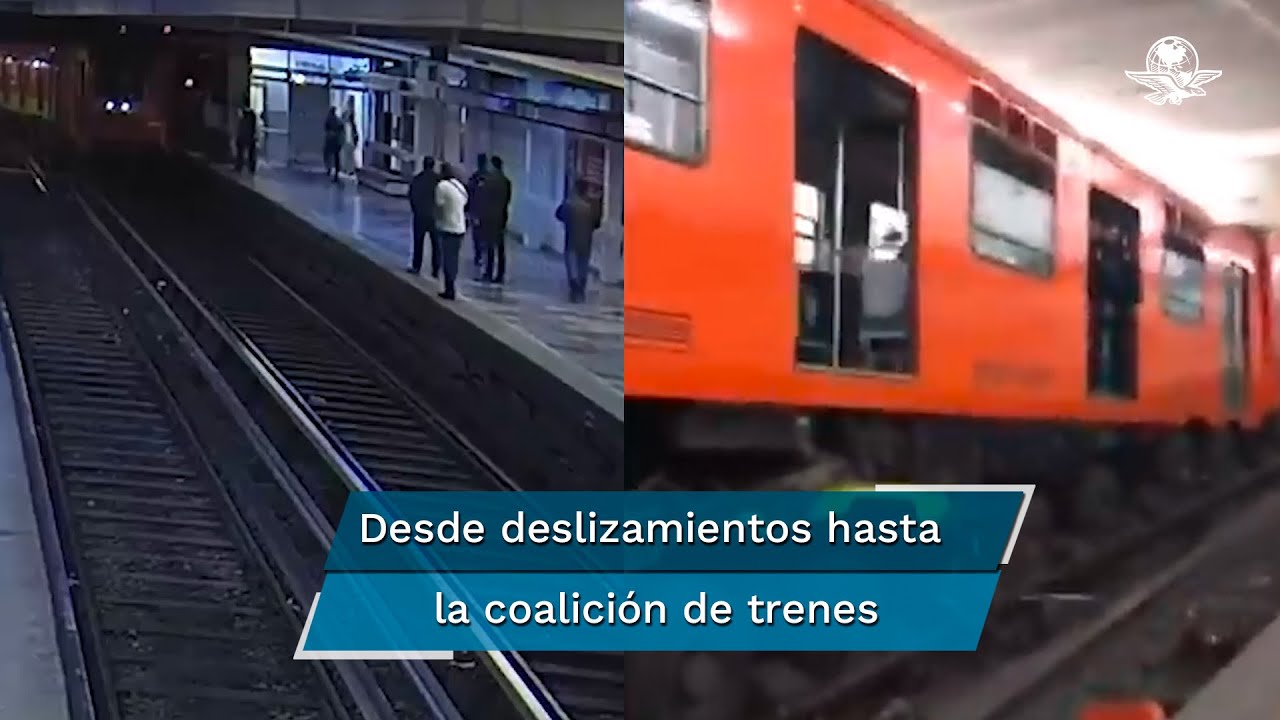 Estos son los accidentes del Metro de la CDMX en los últimos años