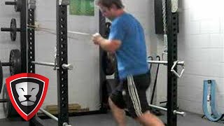 Getstrength.com Strength Bands Lunge/Row and push press